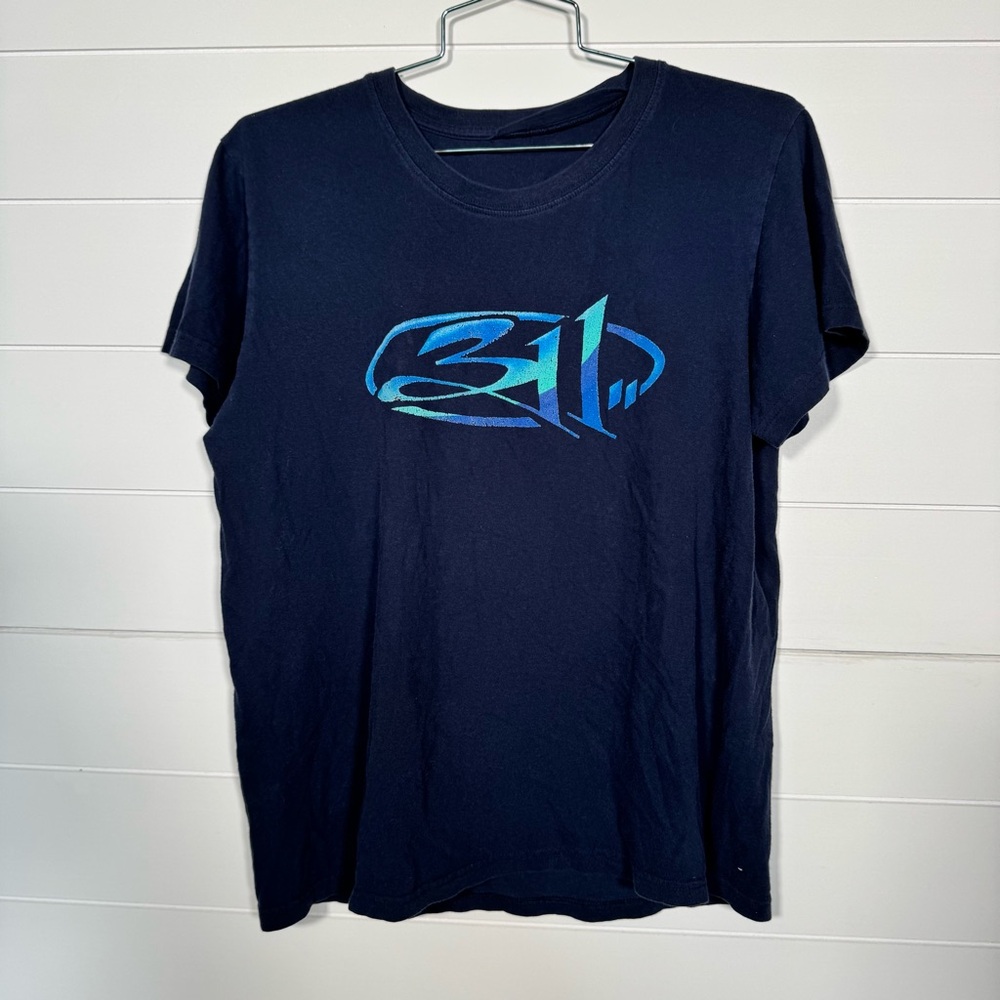 311 Band Blue Short Sleeve Tee Guessimate Size Medium NO Tags